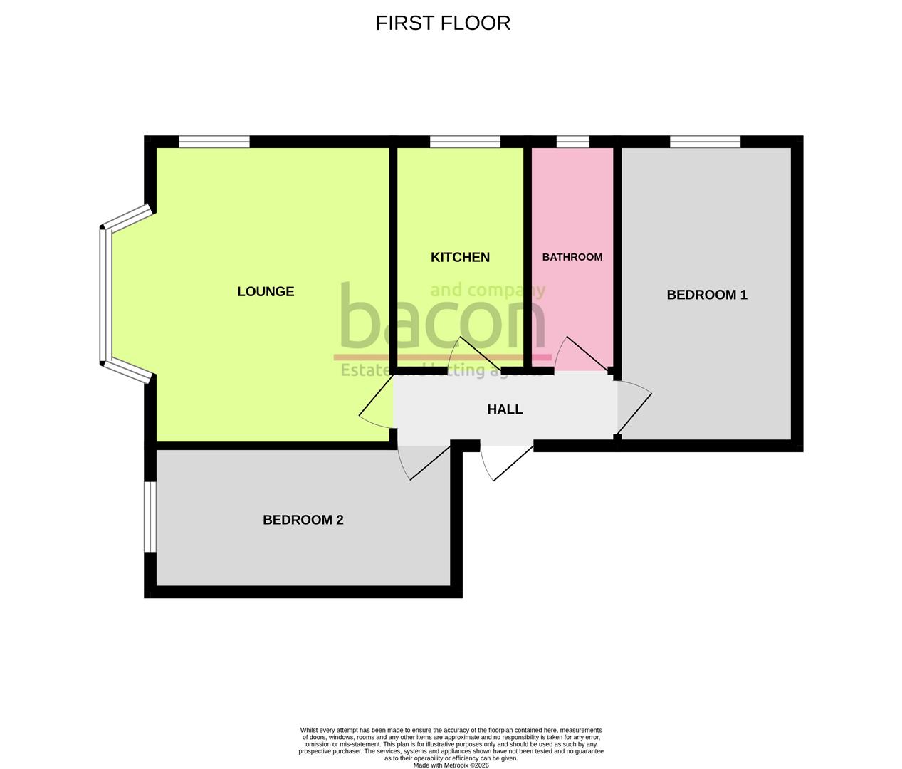 Floor Plan | Apartment | Richmond Road, Worthing Central, Worthing | For Sale